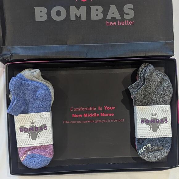 Bombas Women’s Ankle Socks Gift Box – 12 Pairs Large NEW - Picture 6 of 6